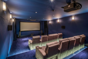 Gorgeous home in Calgary movie room