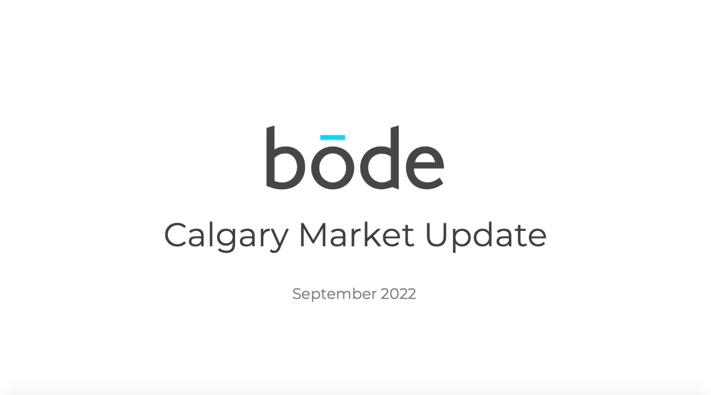 Calgary real estate market update september 2022